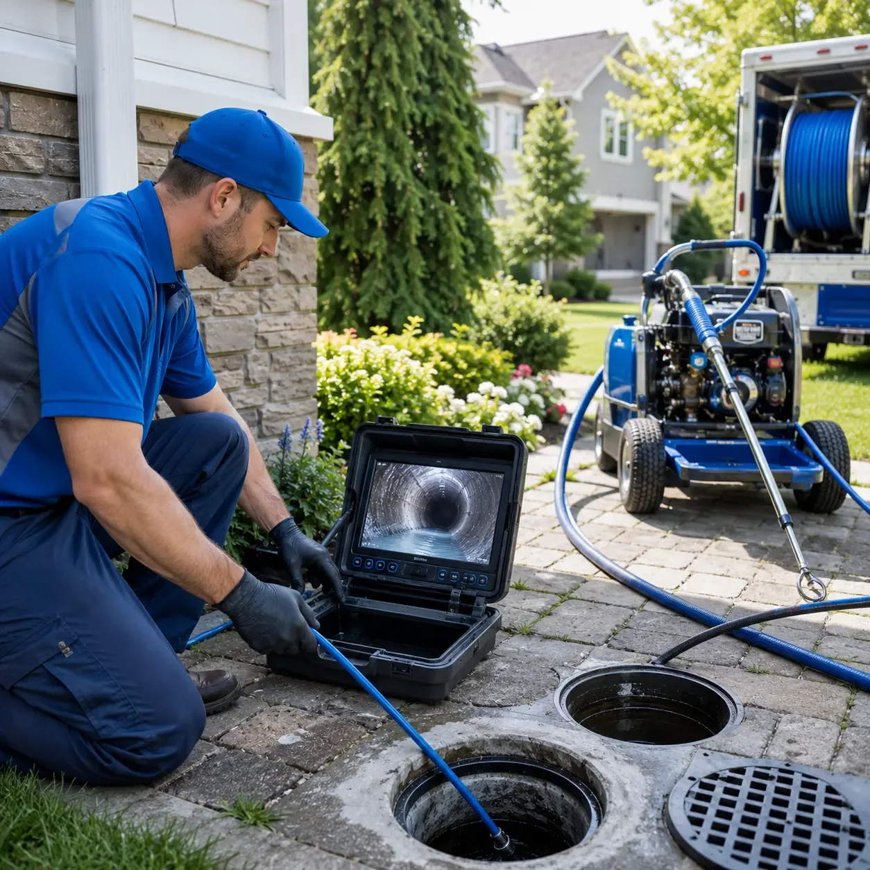 Outdoor drain cleaning professionals serving Whitewater, KS