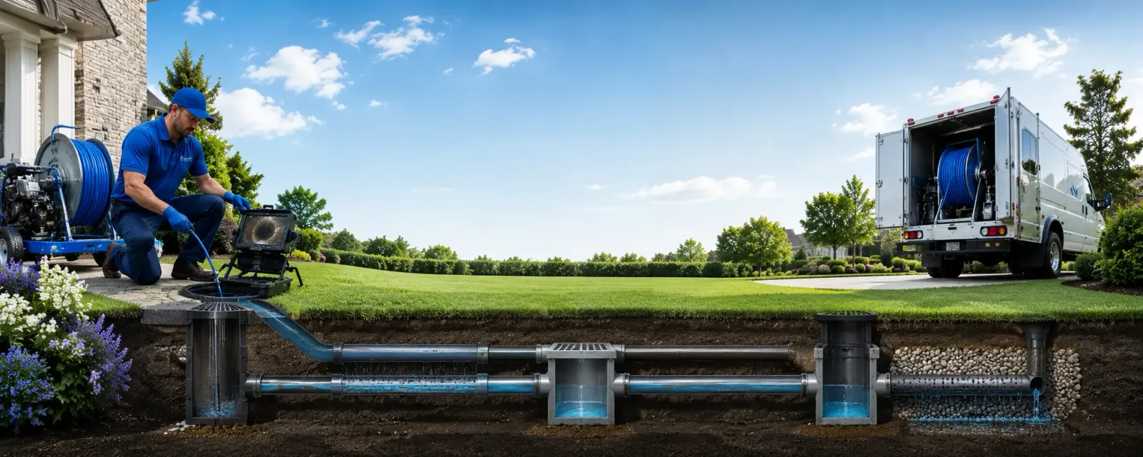 Outdoor drain cleaning information for Whitewater, KS